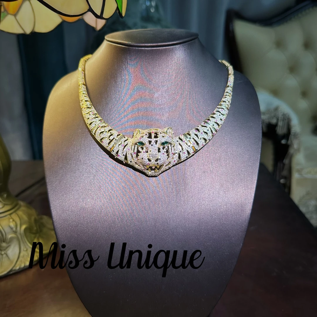 S6865金色虎头项链