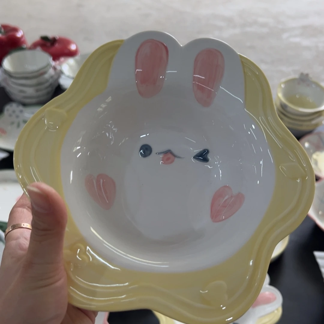 陶摆件高温陶瓷釉下彩微瑕！