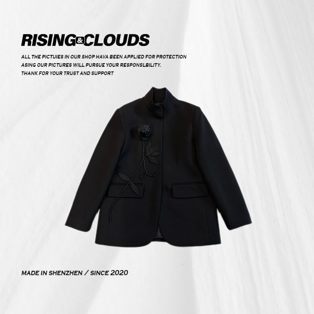 RISING&CLOUDS莎莎【原创】舒适百搭时尚西服080724