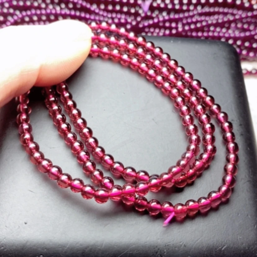 【闪购商品】石榴石手链未镶嵌4香槟粉毕业级