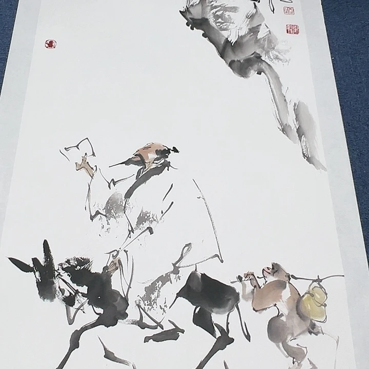 国画书画作品多次