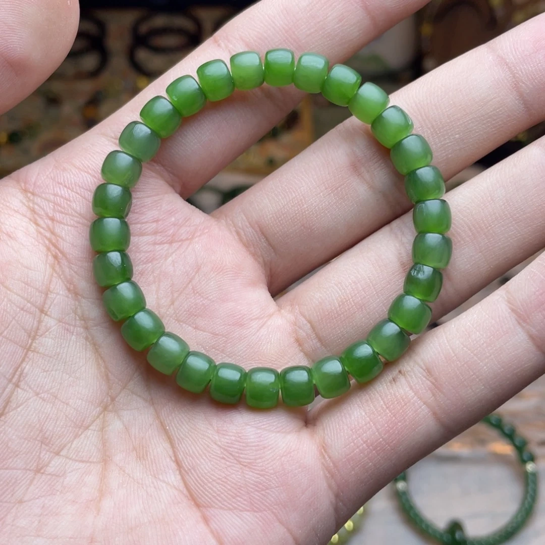 和田玉未镶嵌手链