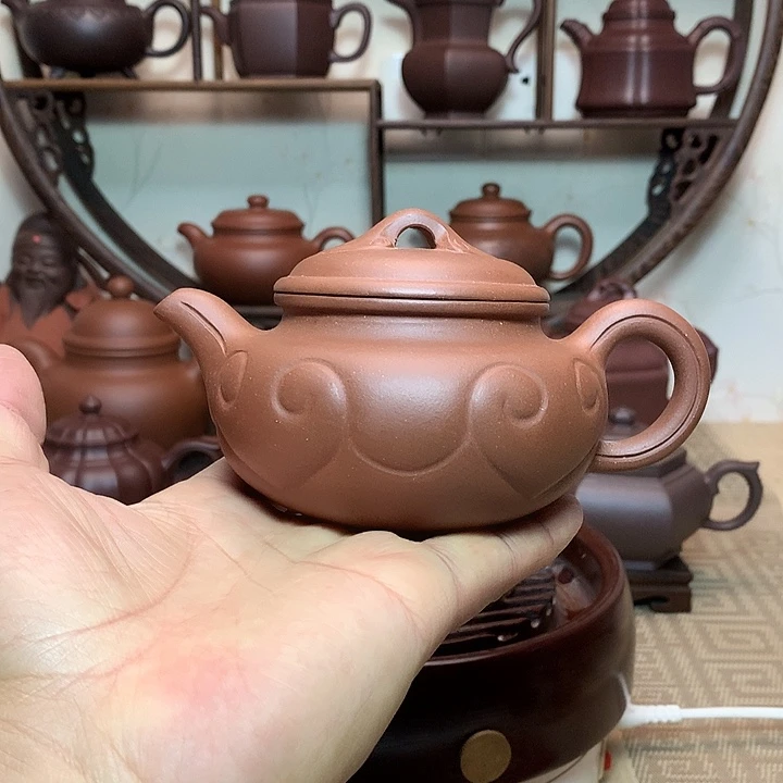 孤***雨茶壶紫砂原矿紫砂壶