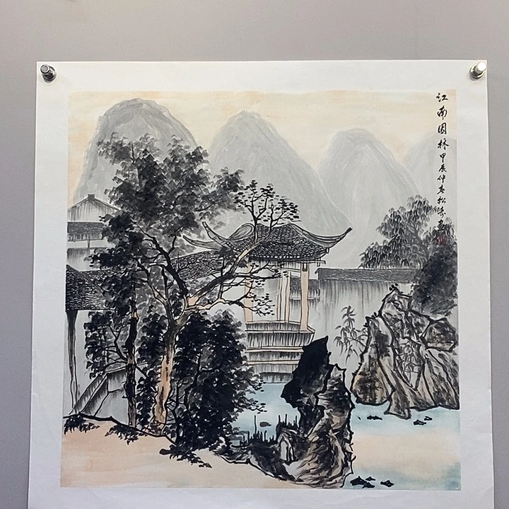 国画精品手绘作品