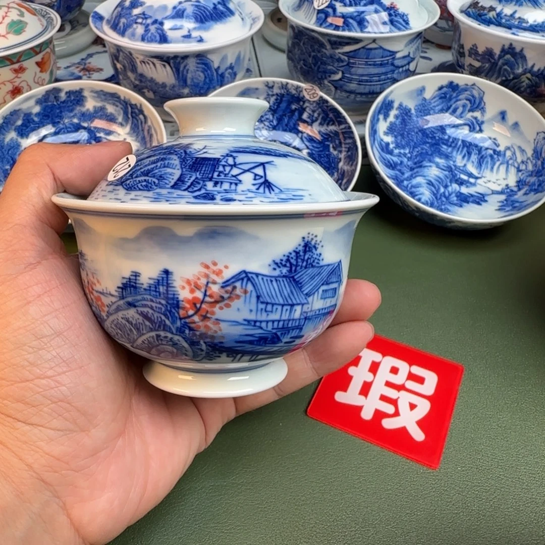 陶纯手工纯手绘茶具212开片