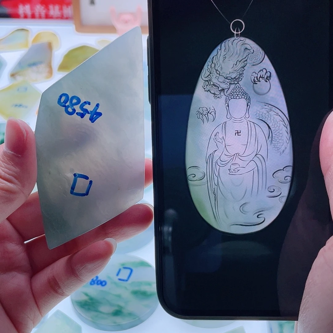 定制翡翠未镶嵌天然翡翠包工