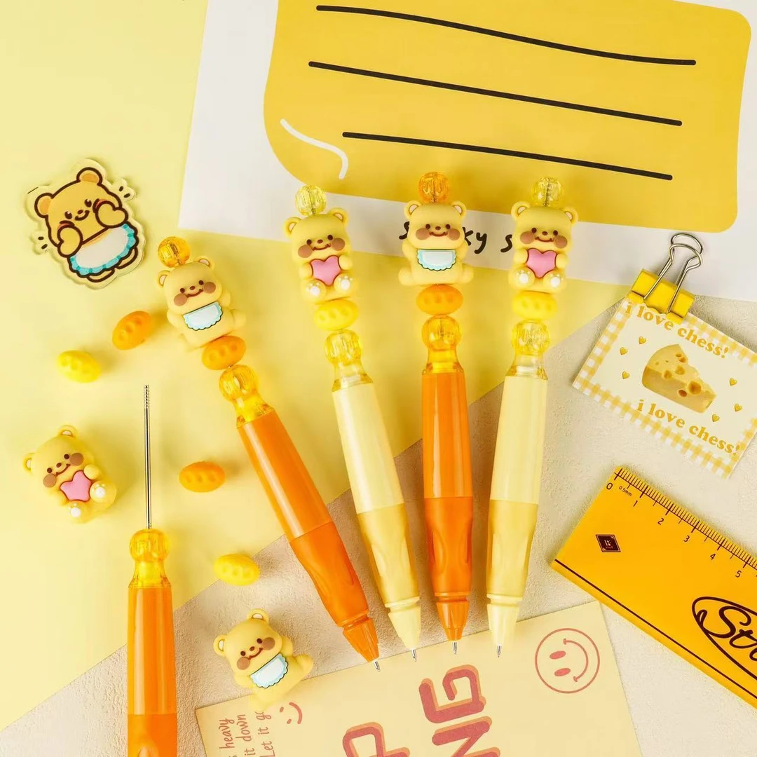 一木林串珠转转乐中性笔两支（拍前拍一单邮费不拍默认发一支）