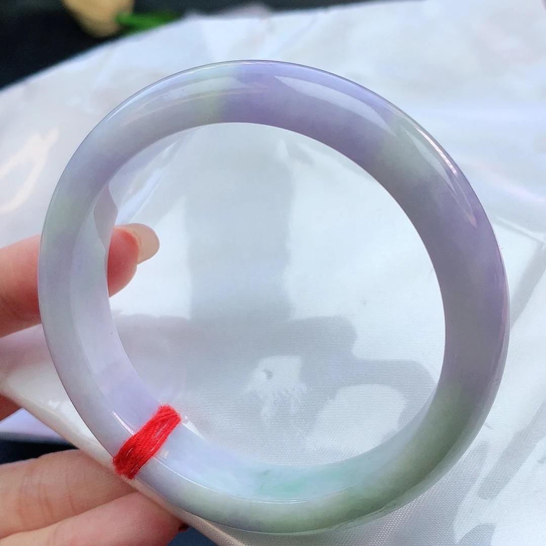 翡翠手镯未镶嵌57圈口040157