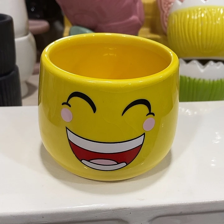 陶瓷花盆有孔 瑕疵介意勿拍