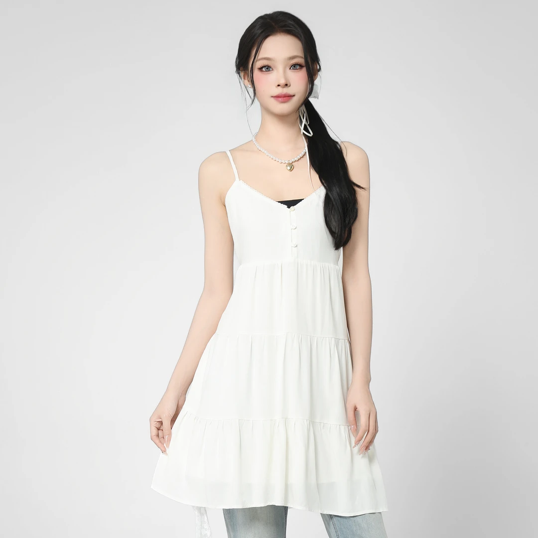 ANPK连衣裙吊带连衣裙纯欲甜美A5F15C0303