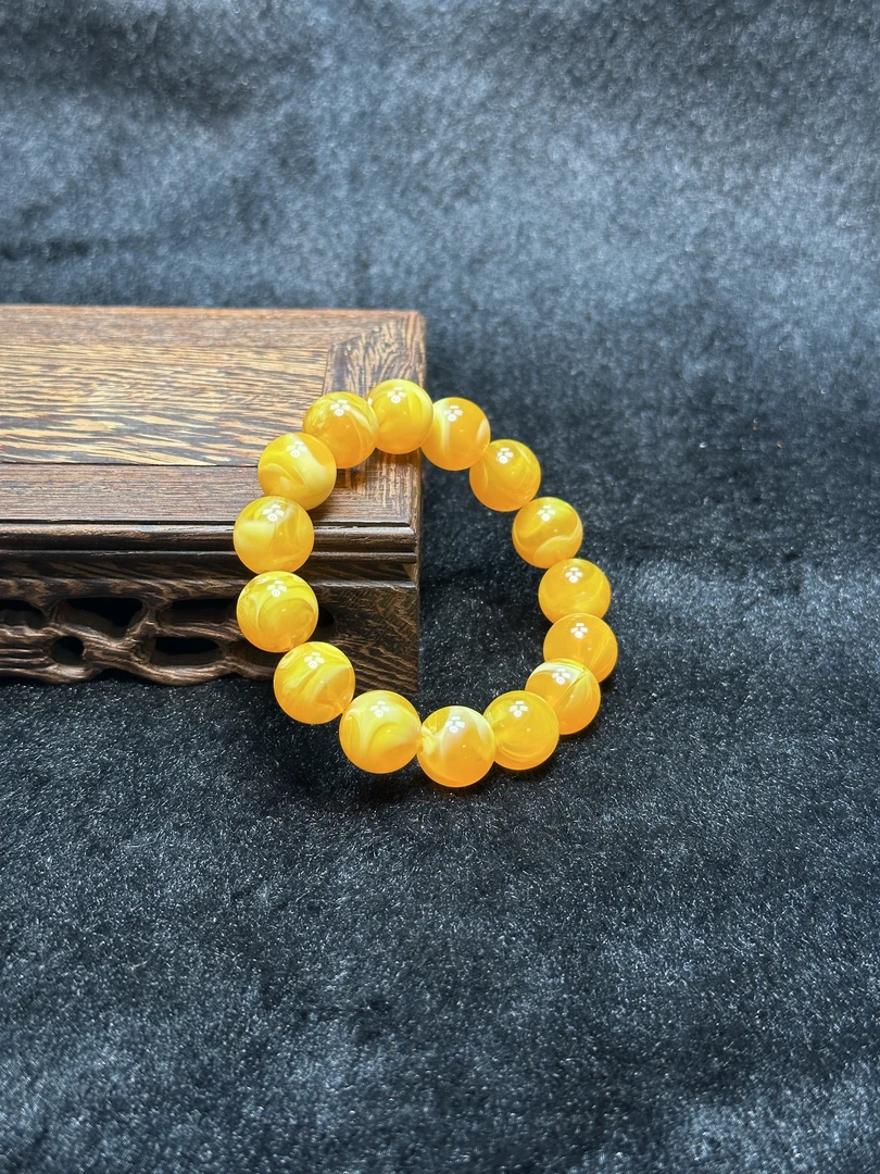 黄蜡14M手串时尚百搭女款-345ML2005