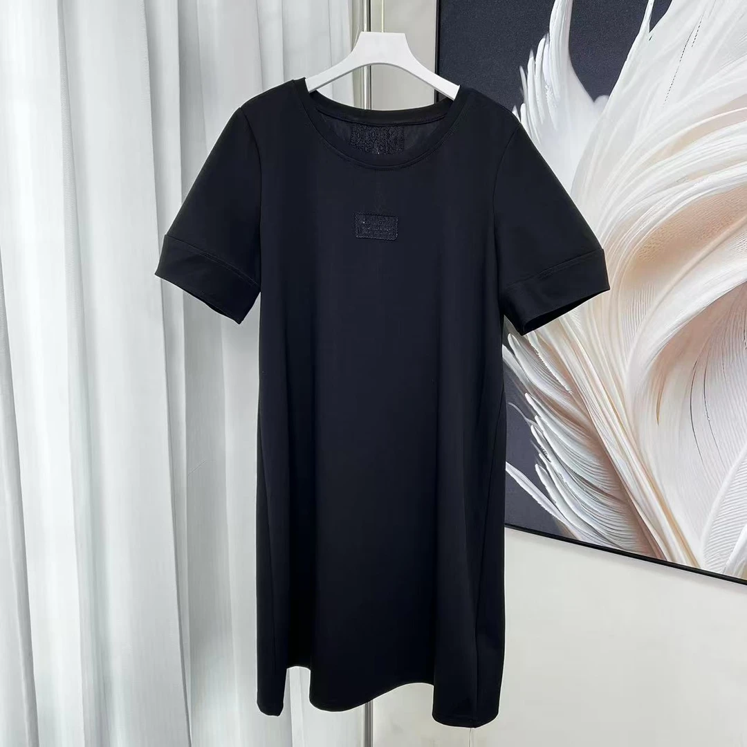 【女权贵族】夏季轻奢纯色连衣裙-3708