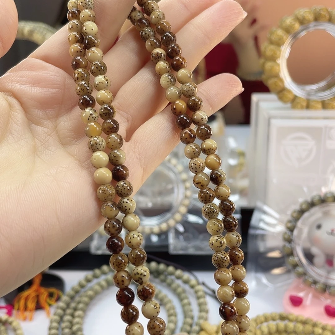 吊坠星月菩提6圆火烧云108