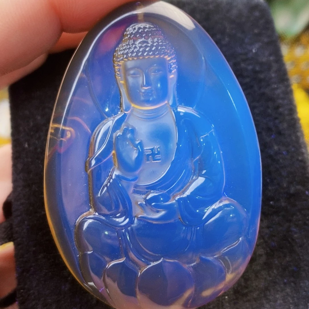 【闪购商品】蓝珀吊坠(不含链)未镶嵌