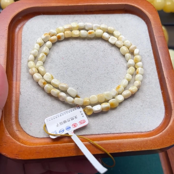 琥珀未镶嵌珠宝奇石M74号5+瓷白方糖