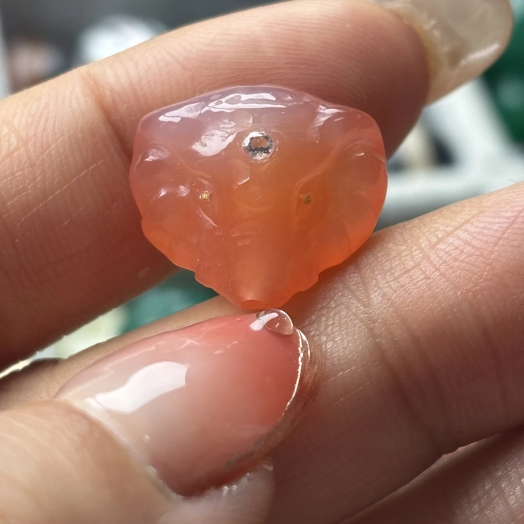 爆满砂！粉糯精工象神背云配串百搭大小串均可用