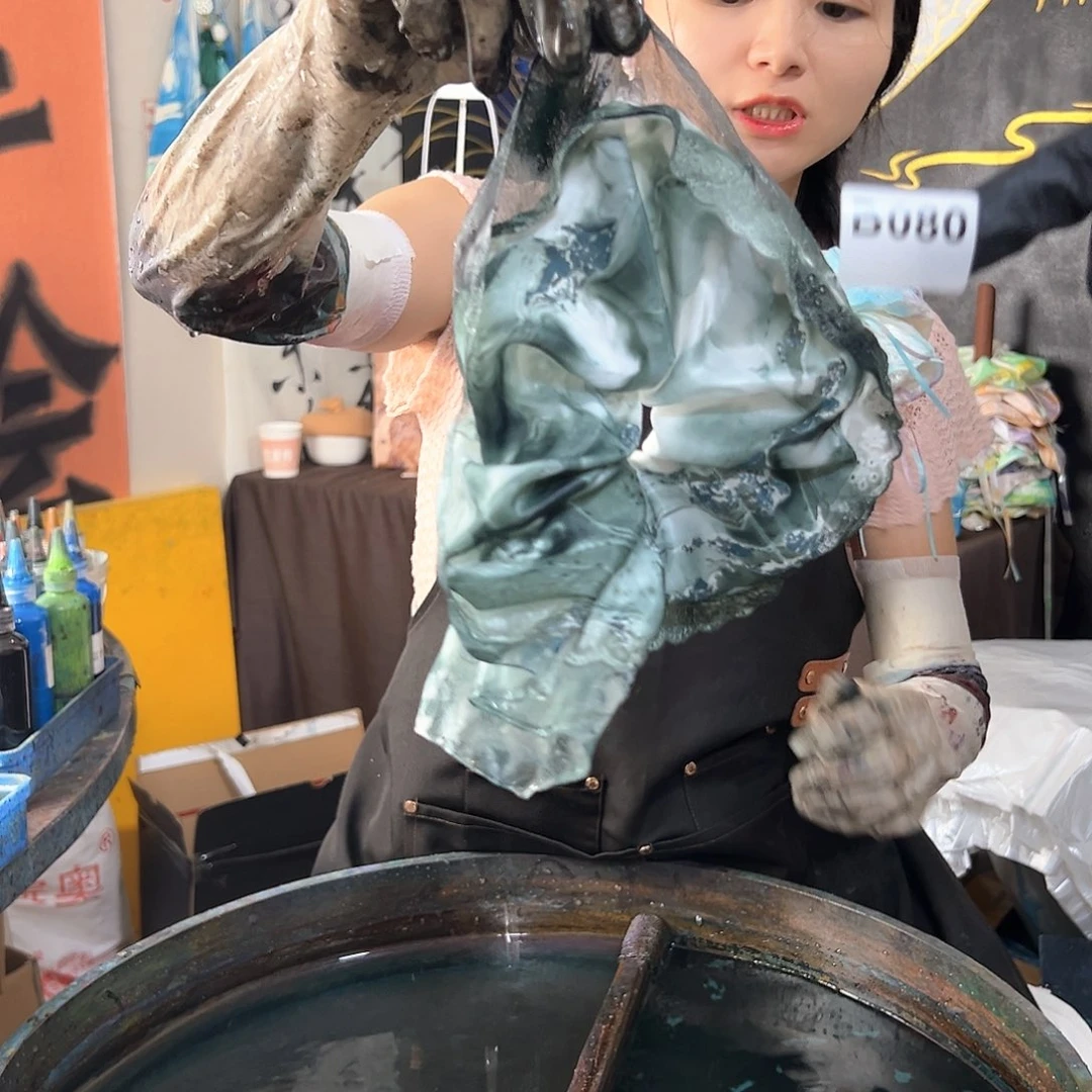 080大蕾丝寒江雪深