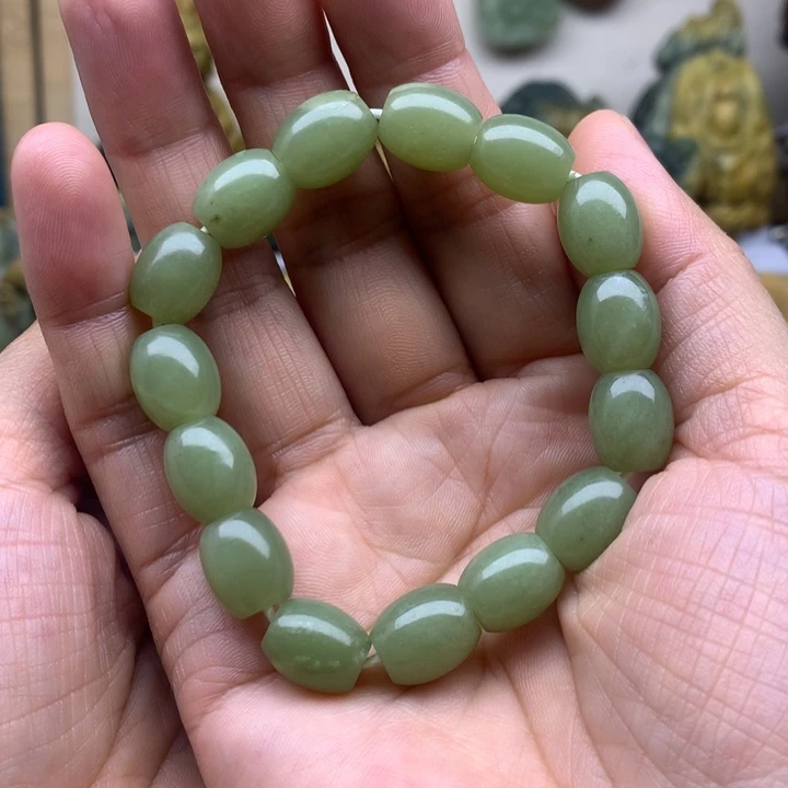 【闪购商品】透闪石质玉手串未镶嵌