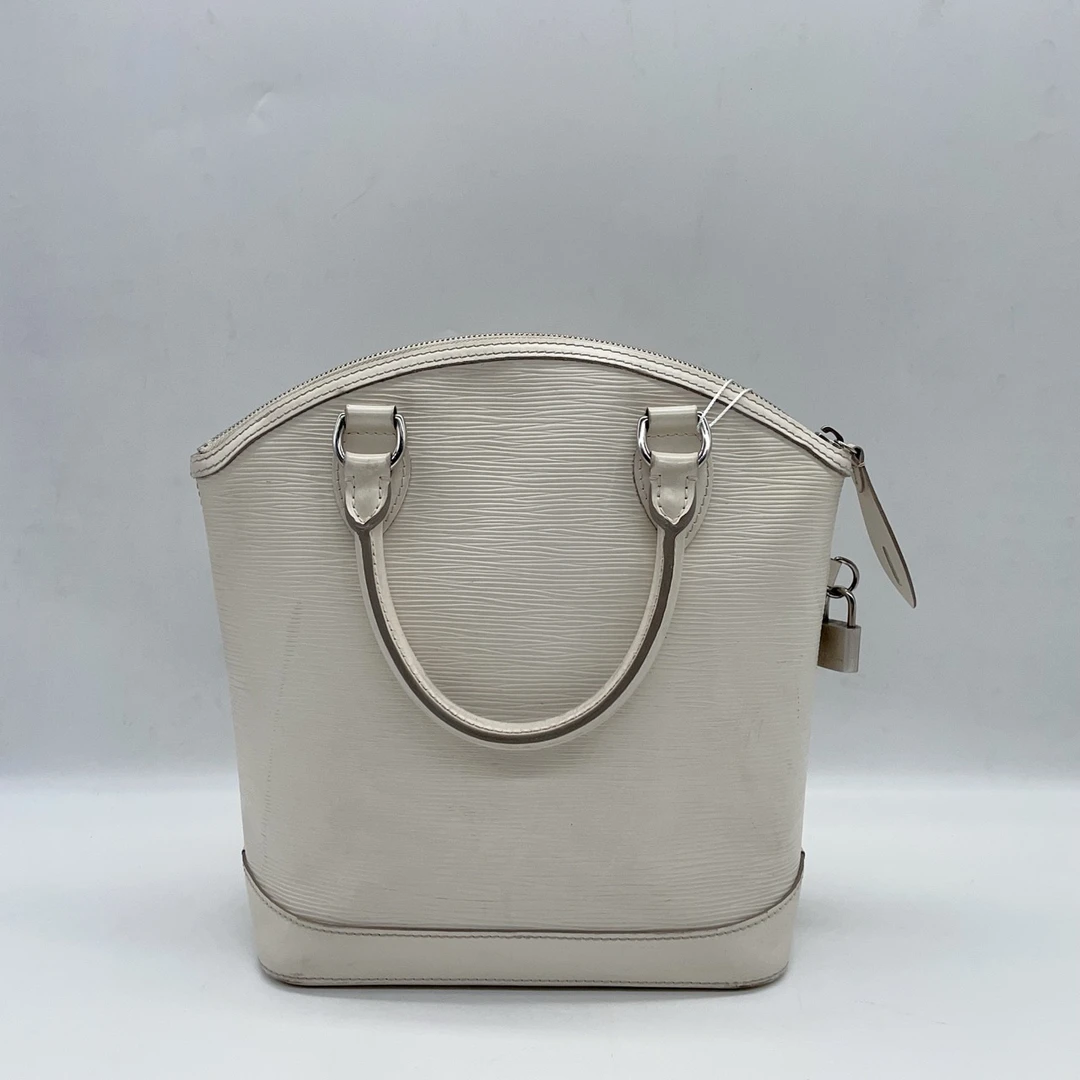 95新 LouisVuitton/路易威登 S 白色水波纹手提包 1052 5693
