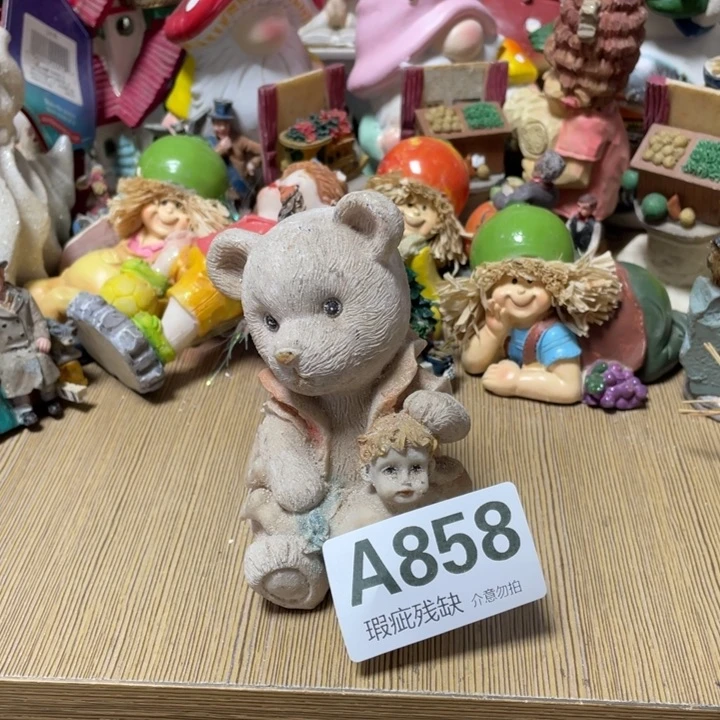 雪***儿摆件孤品老货微瑕瓷