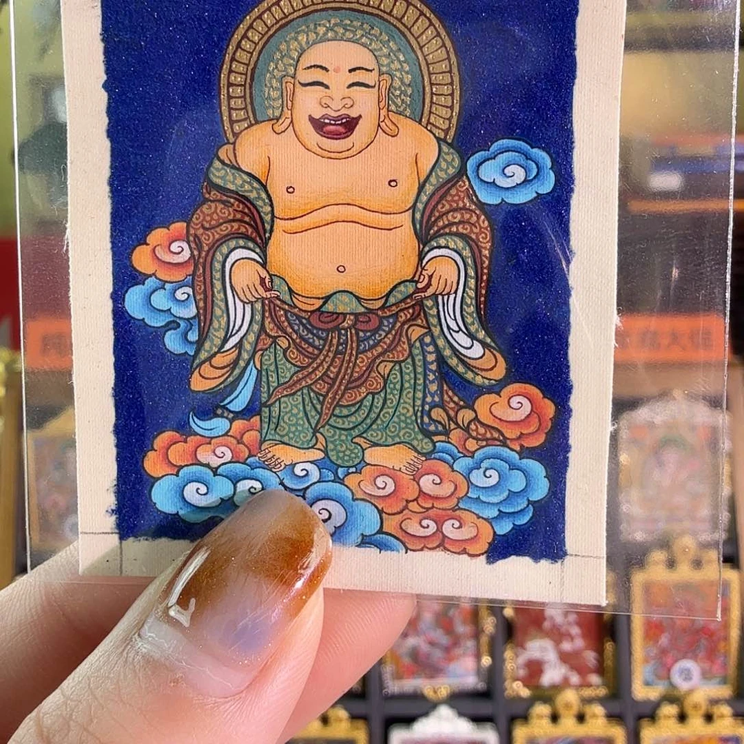 吊坠弥乐巴太纯手绘
