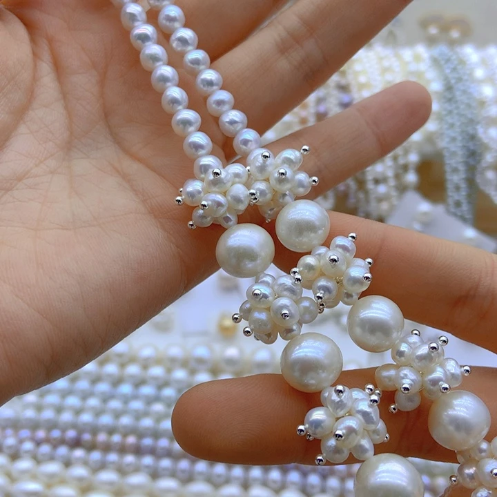 淡水珍珠颈饰未镶嵌晨*