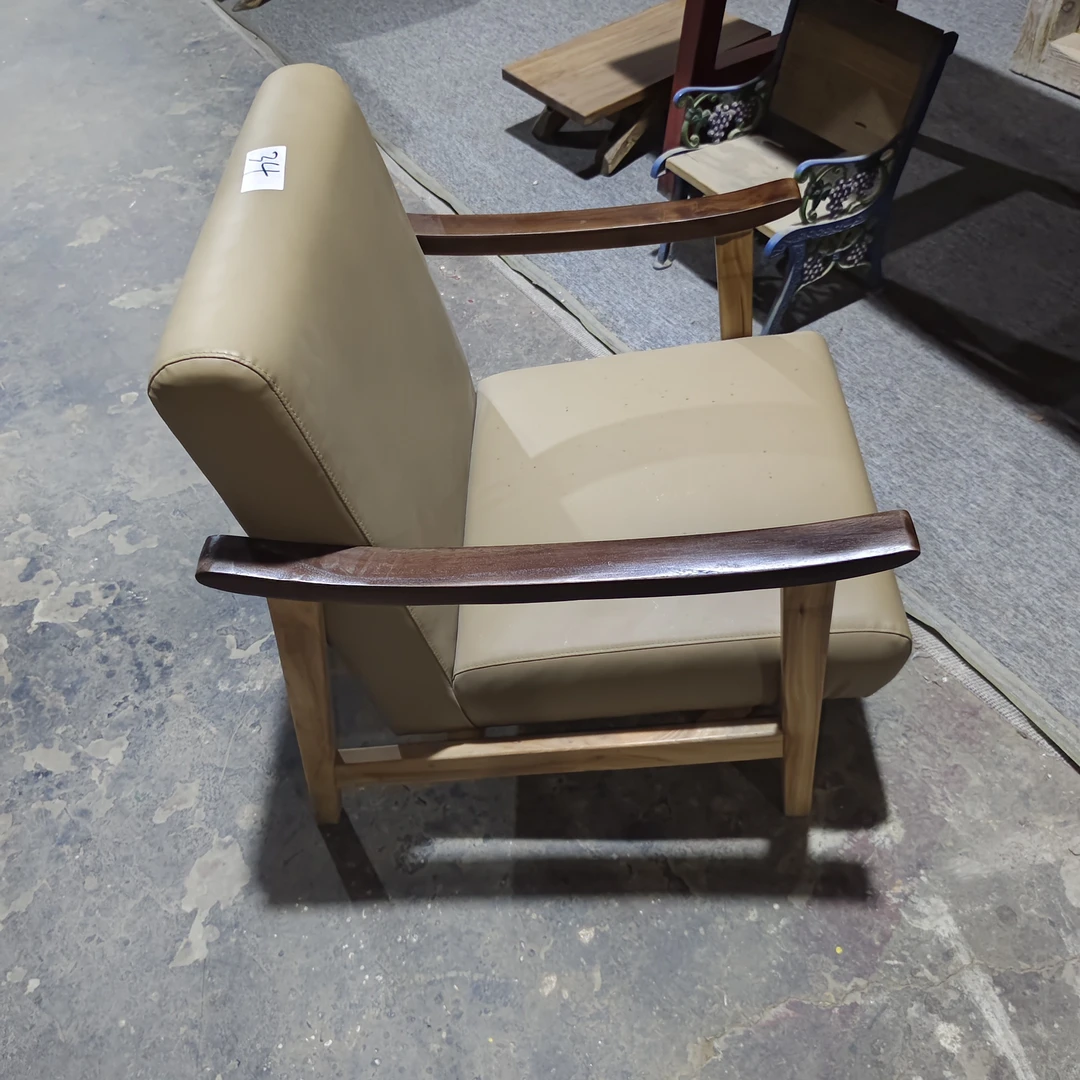 霸王茶姬同款沙发休闲椅椅子单人简约