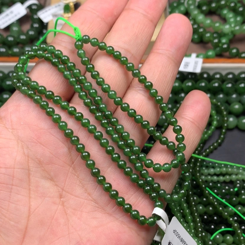 【闪购商品】和田玉（碧玉）未镶嵌颈饰风***雪4