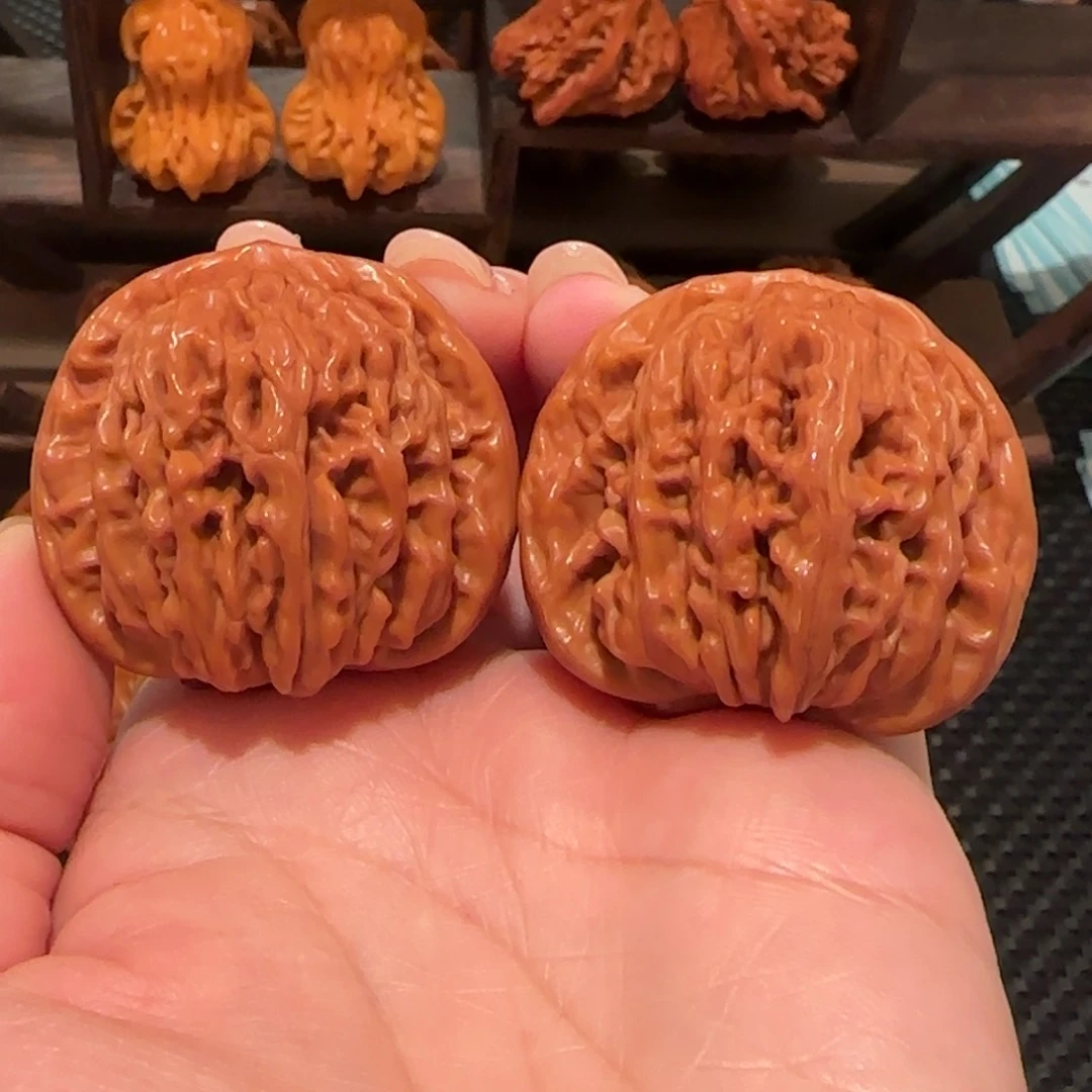 桃核把件四座楼41精品1328