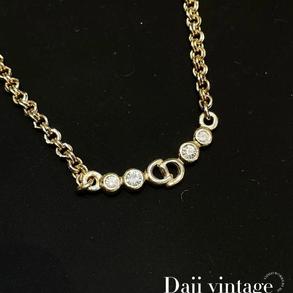 99新 DIOR/迪奥 大吉中古3/Dior迪奥泡泡金色项链