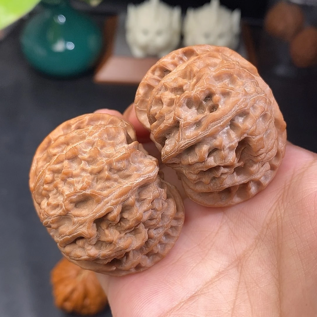 文玩核桃把件苹果全品46