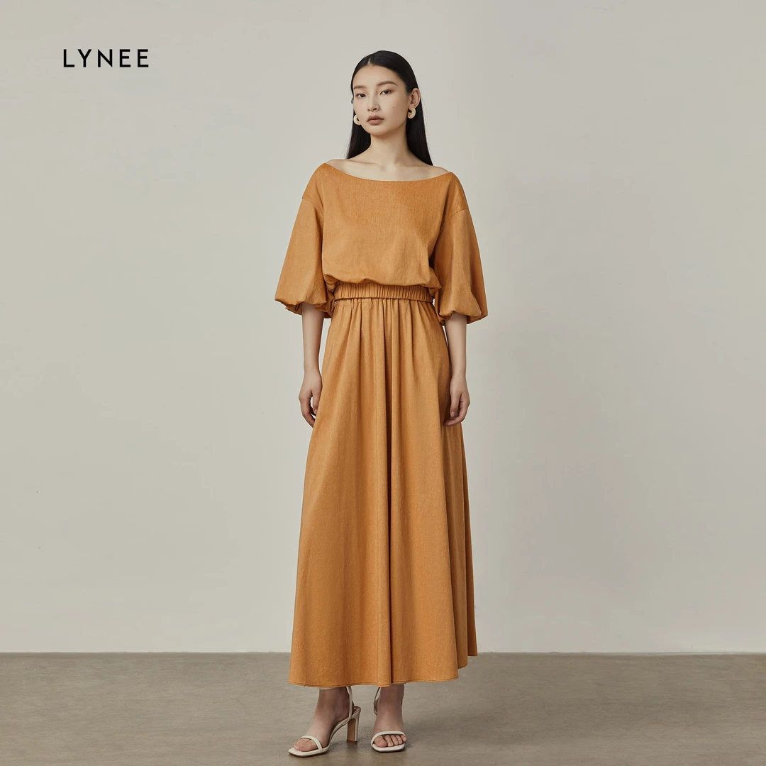 LYNEE 美拉德时尚圆领短上衣 LGD2DSW117