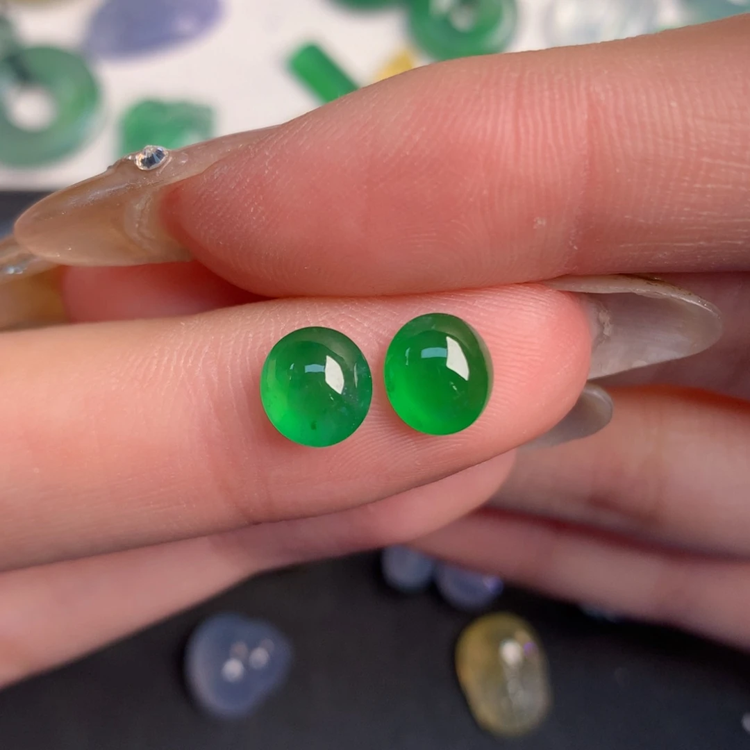 翡翠裸石7.39/6.81/3.55