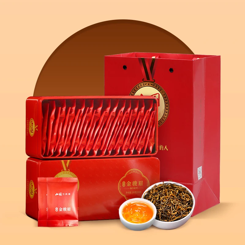 山国工夫茶 畅享金骏眉茶叶香甜好喝 150克 x 2盒