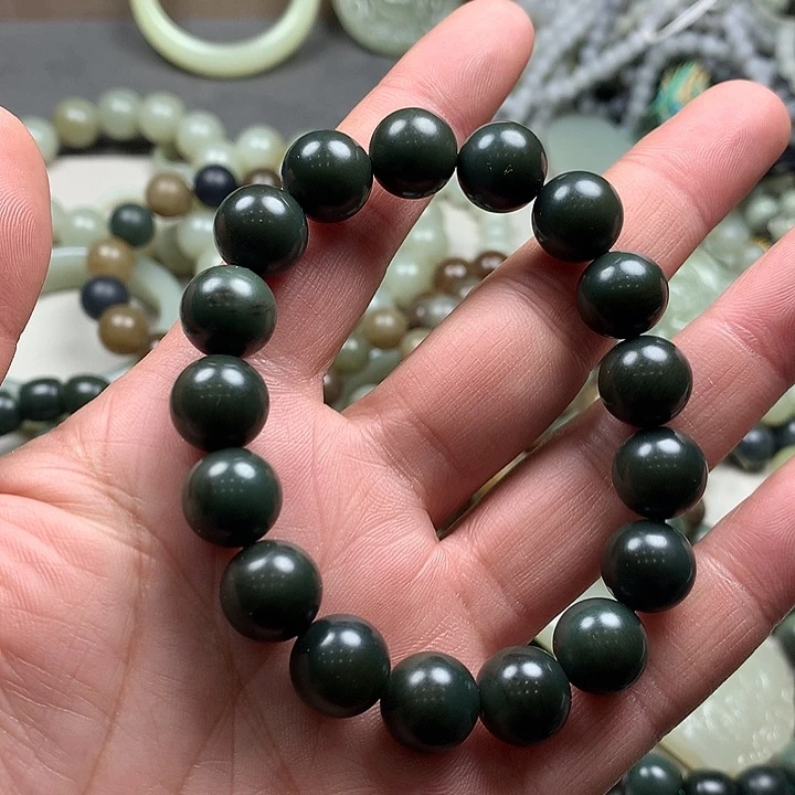 和田玉手链未镶嵌