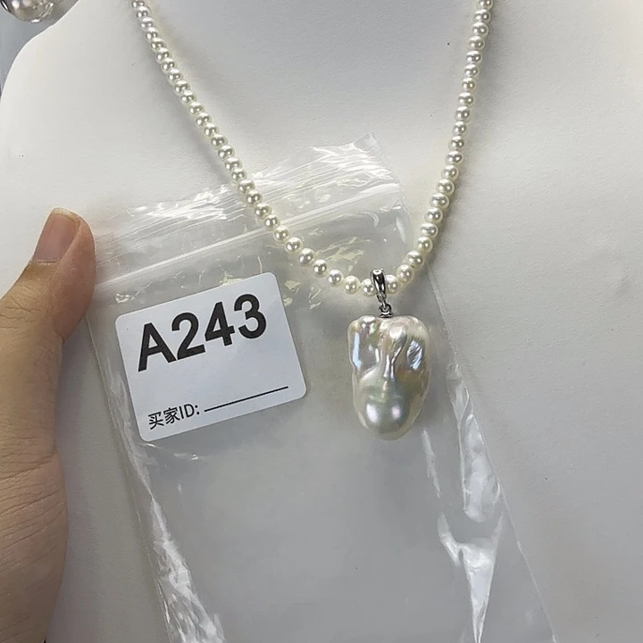 吊坠(不含链)合金淡水珍珠