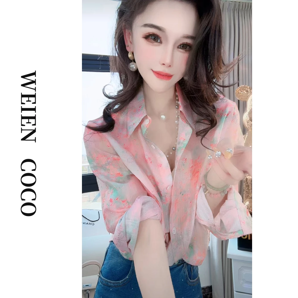 【薇恩COCO】气质轻奢长袖衬衣百搭修身显瘦气质时尚S3786