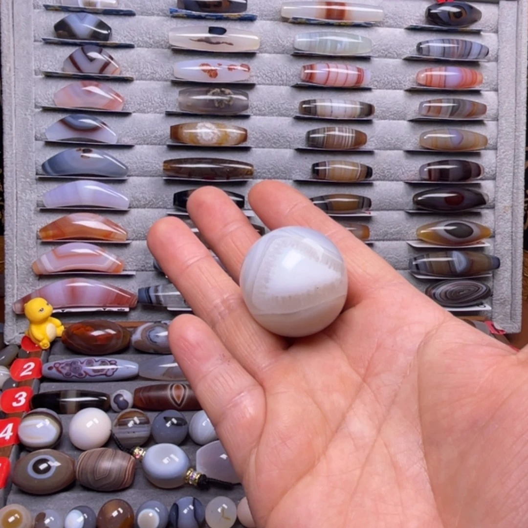 梵***道玛瑙/玉髓未镶嵌吊坠