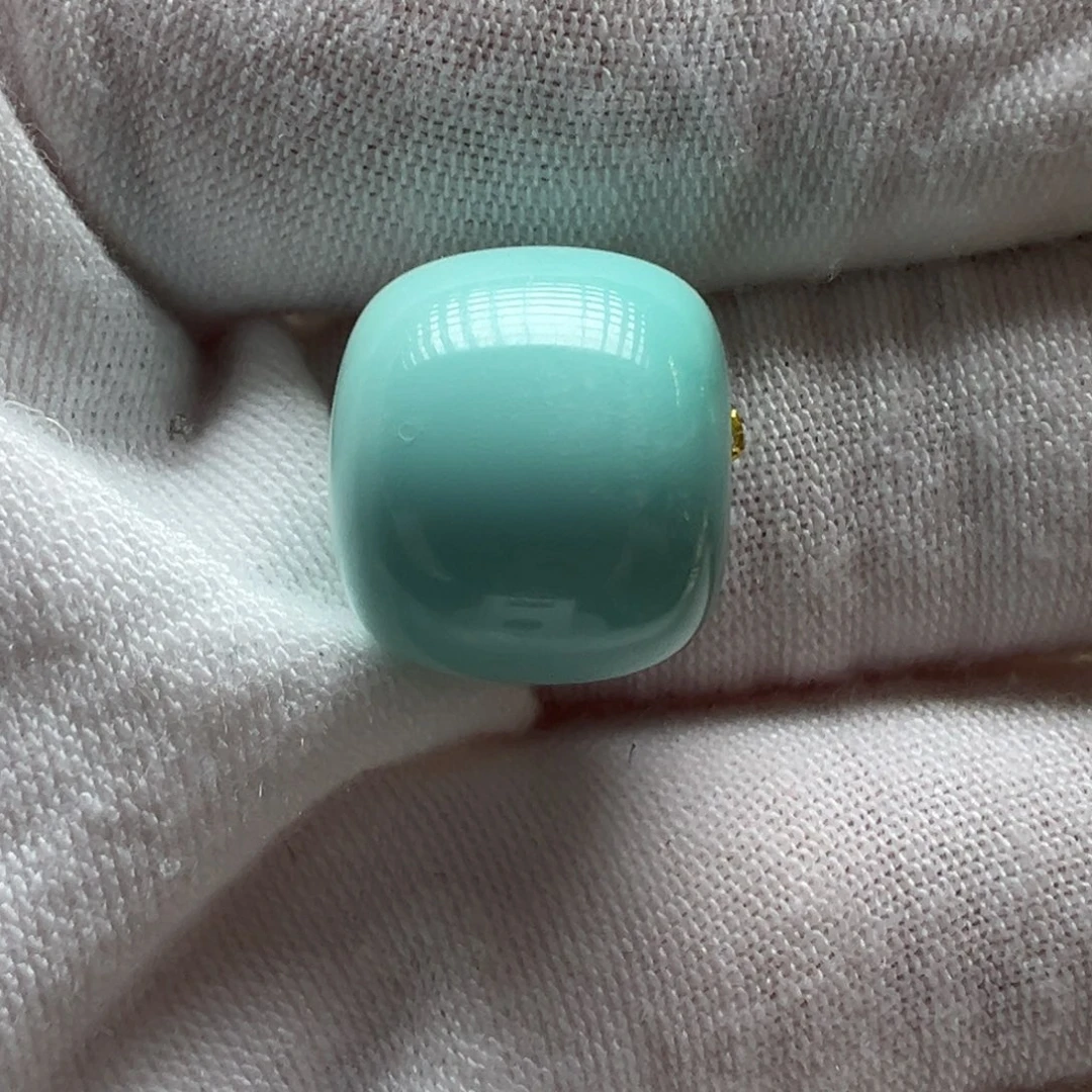 绿松石未镶嵌配饰14.4*12.6mm