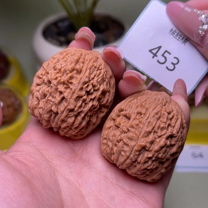 文玩核桃把件35尺蒜头453