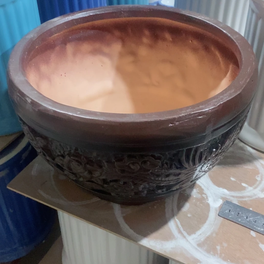 【闪购商品】微瑕花盆-龙凤25×16-1个