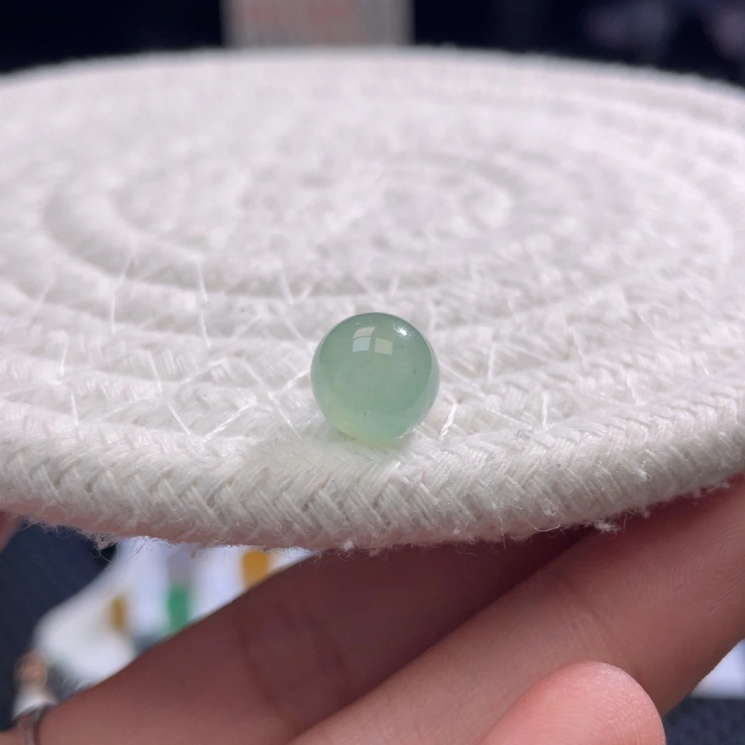散珠翡翠特色冰晴圆珠卡9.1mm