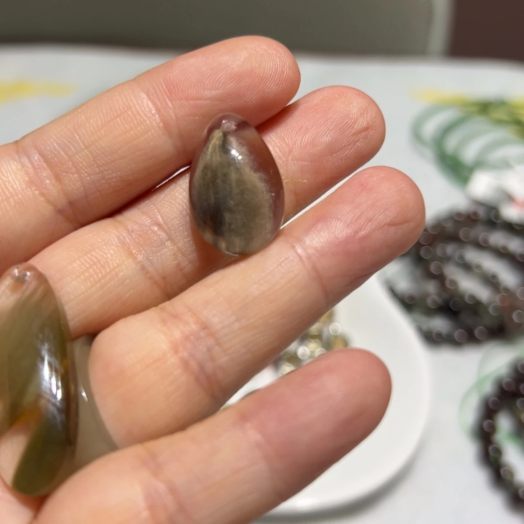 心***贝颈饰未镶嵌水晶吊坠