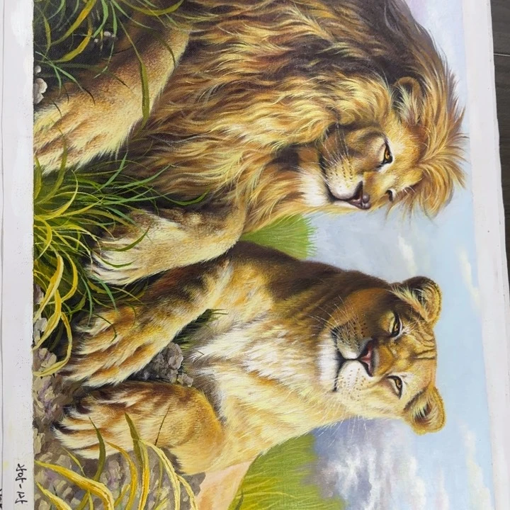 油画你在我心里是