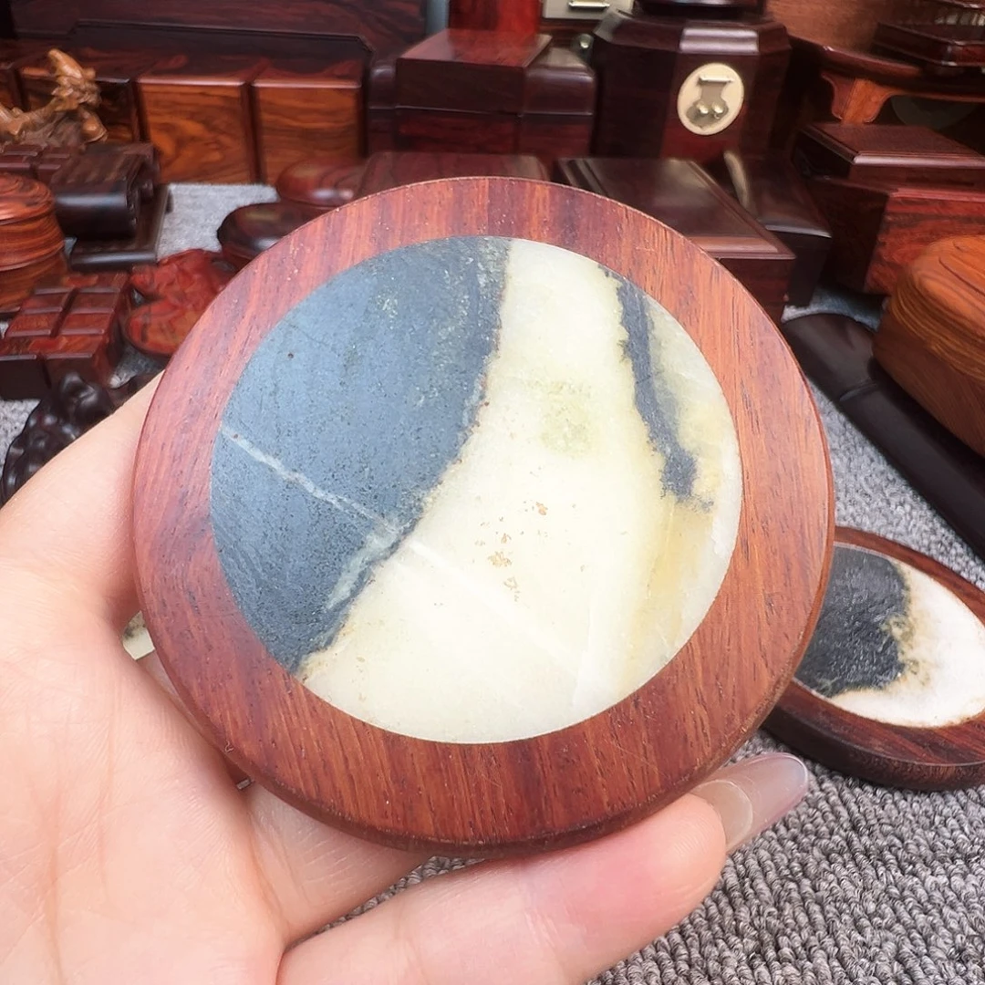 童***光大果紫檀（缅甸花梨）茶杯垫