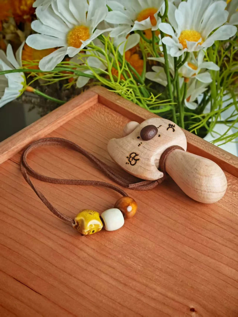桃木剑斧头摆件可爱风