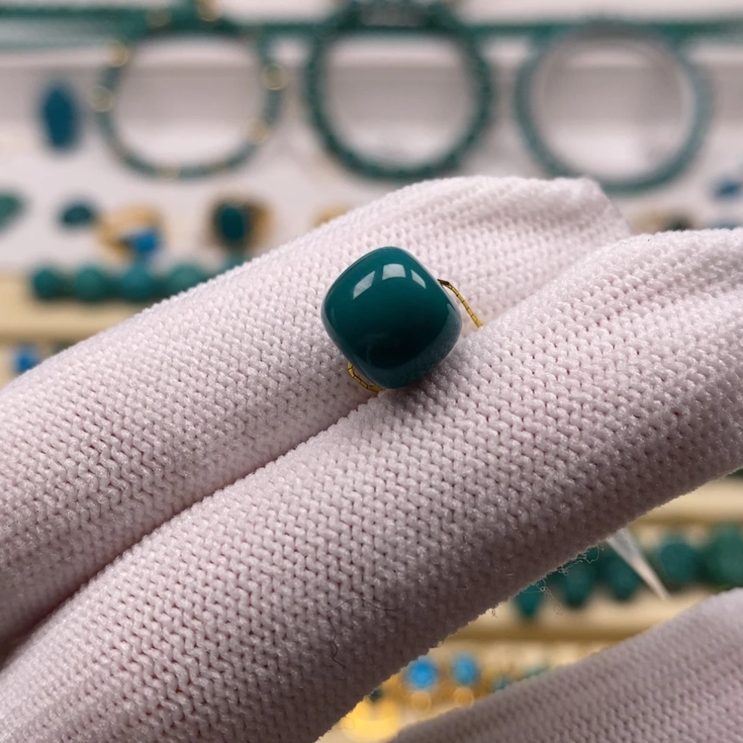 绿松石未镶嵌珠宝奇石老型9.5mm