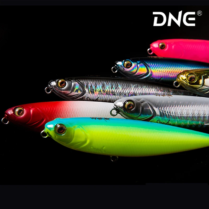 【五步蛇】DNE去路亚套装铅笔之字狗饵远投翘嘴鳡鱼沉水铅笔