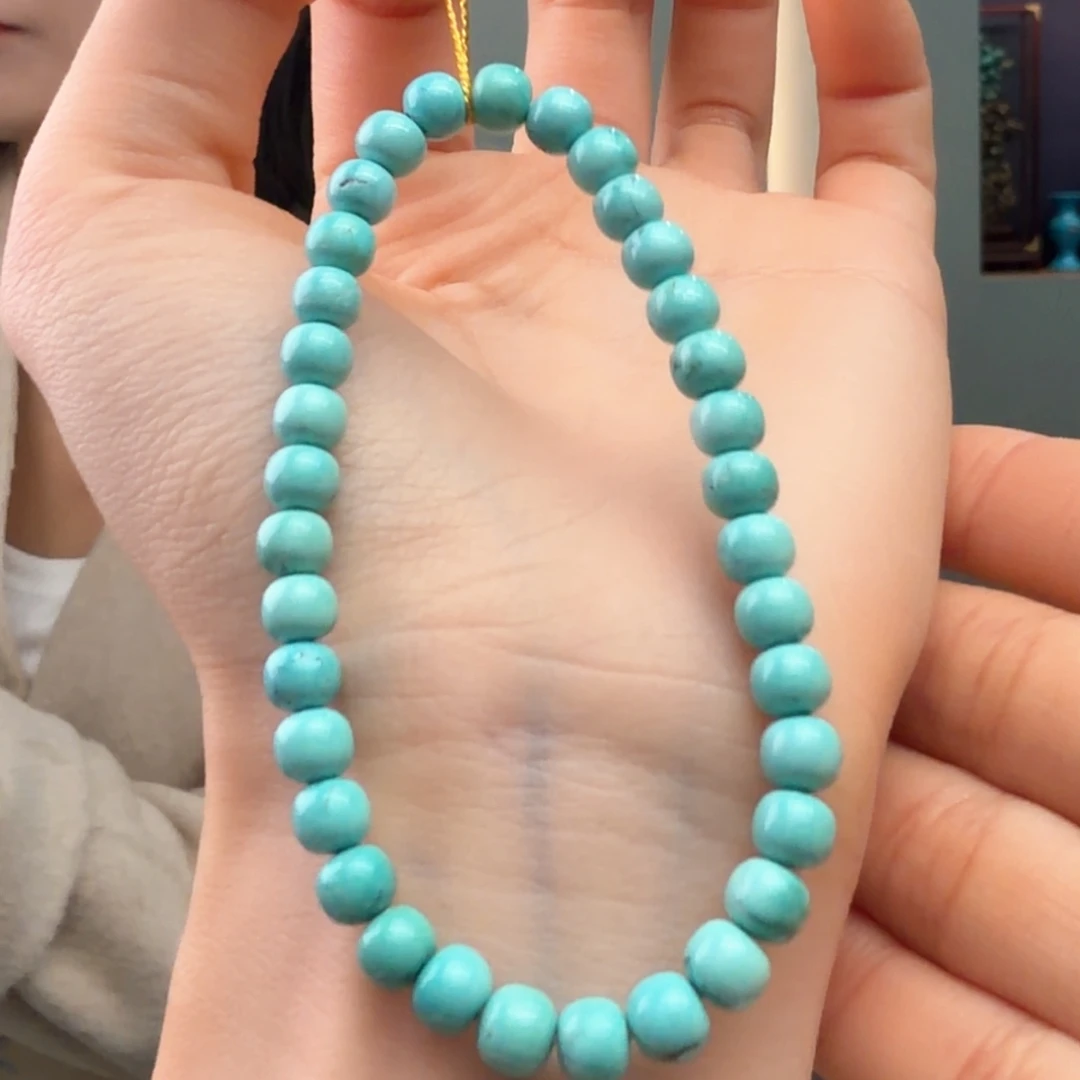 绿松石未镶嵌颈饰