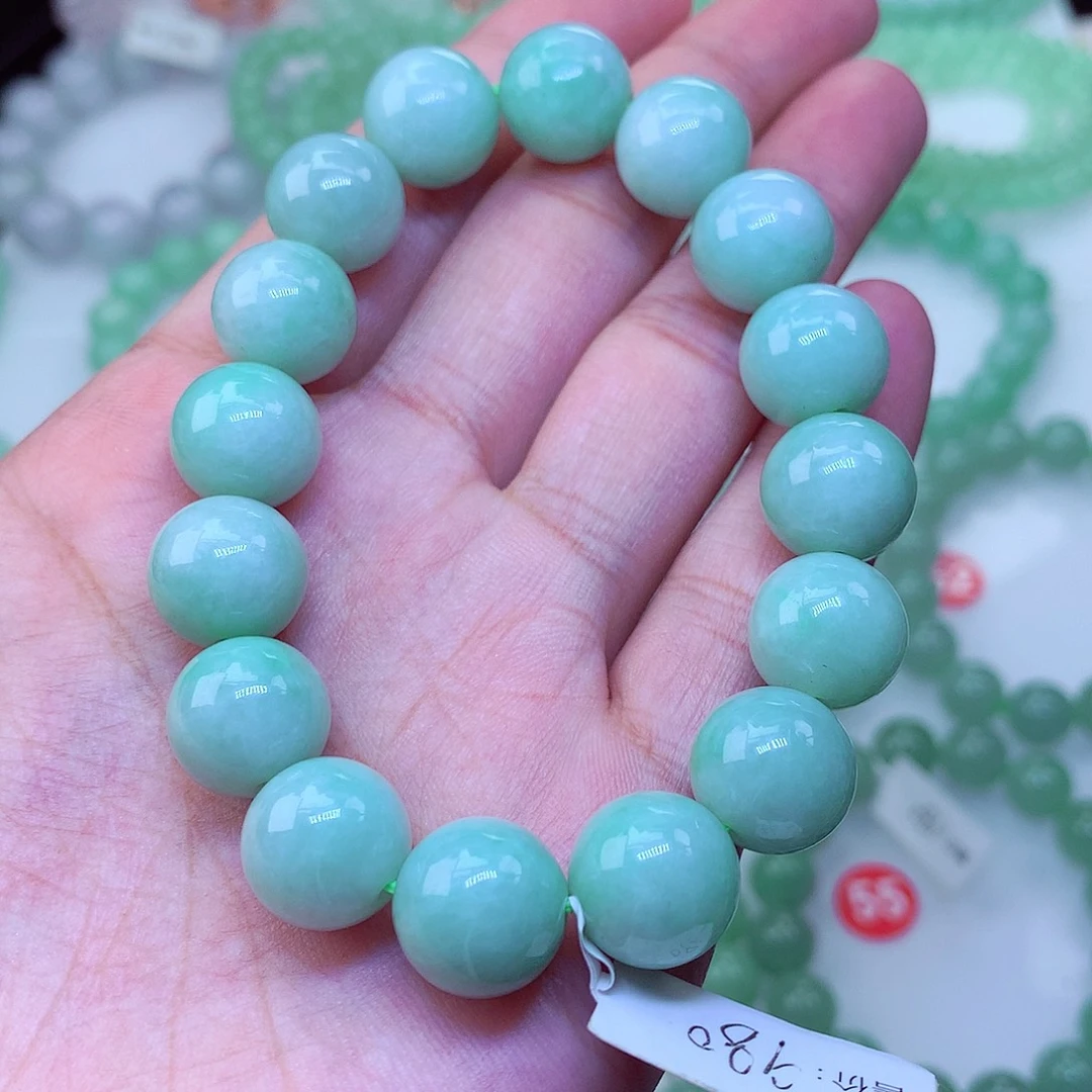 翡翠未镶嵌毛衣链